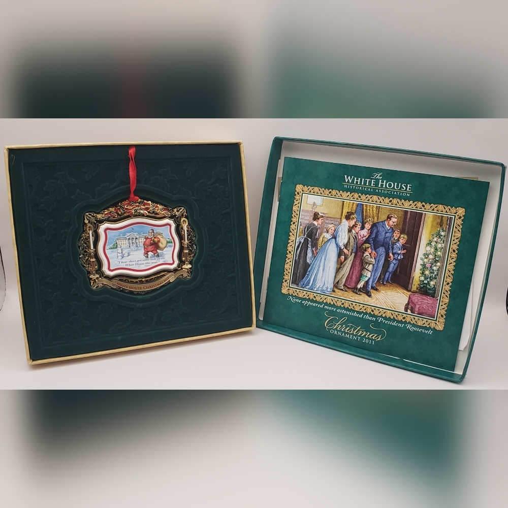 2011 Annual White House Holiday Historical Association Ornament Roosevelt